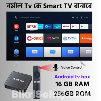 TX20 Pro 12K ULTRA HD FREE DISH CHANNEL ANDROID TV BOX